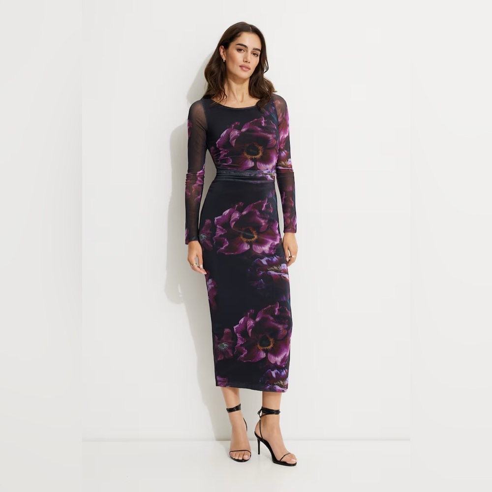 Dynamite Mesh Maxi Dress